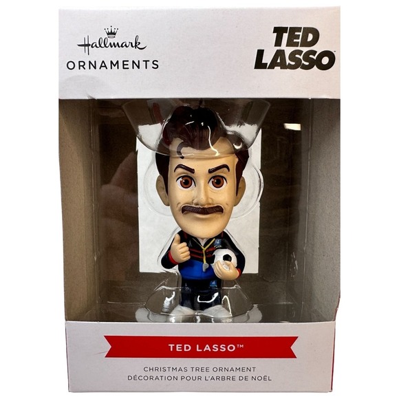 Hallmark Warner Brothers WB Other - Hallmark Warner Brothers WB Coach Ted Lasso Christmas Tree Ornament 13 Emmys NEW